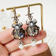 Load image into Gallery viewer, "Dancing Beetle" Earring Set
