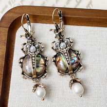 Load image into Gallery viewer, "Dancing Beetle" Earring Set
