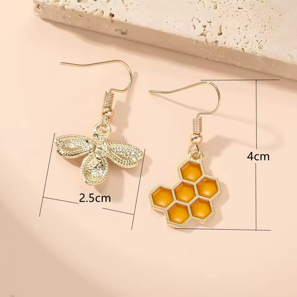 "Bee & Bloom" Earring Set