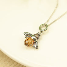 Load image into Gallery viewer, "Dancing Bee" Necklace
