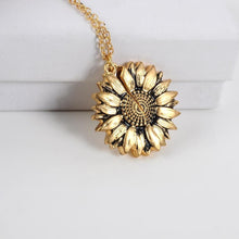 Load image into Gallery viewer, "You Are My Sunshine" Sunflower Necklace
