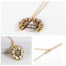 Load image into Gallery viewer, "You Are My Sunshine" Sunflower Necklace
